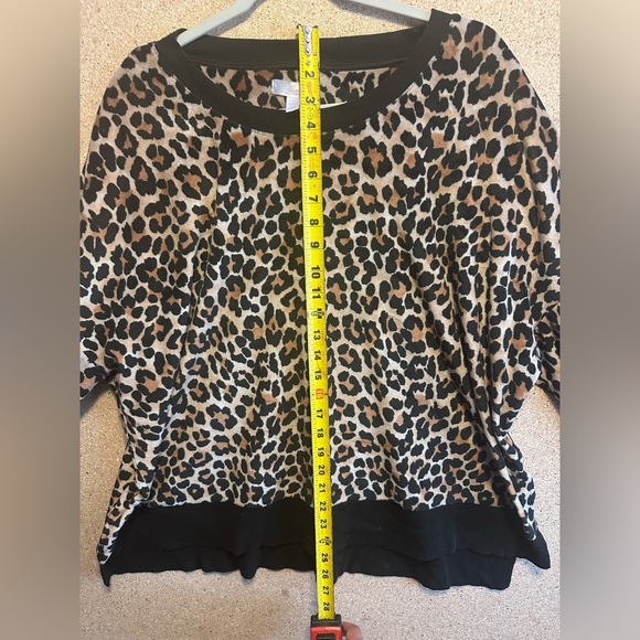 Secret Treasures Leopard Print Sweater And Pant Set Size 2XL - Picture 6 of 10